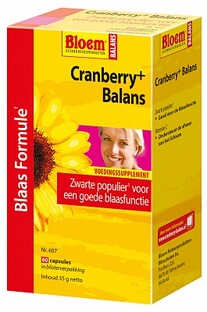 Bloem Cranberry+ Balans Capsules 60CP 