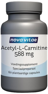 Nova Vitae Acetyl-L-Carnitine 588mg Capsules 60CP 