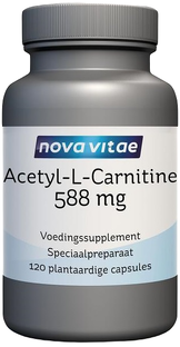 Nova Vitae Acetyl-L-Carnitine 588mg Capsules 120CP 