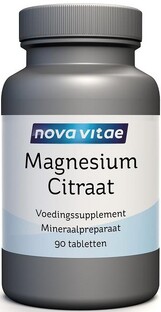 Nova Vitae Magnesium Citraat 200mg Tabletten 90TB 