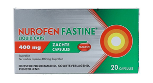 Nurofen Fastine 400mg Capsules 20ST 