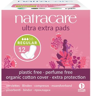 Natracare Ultra Extra Pads Normal Maandverband 12ST 