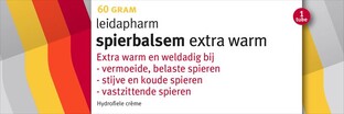 Leidapharm Spierbalsem Extra Warm 60GR 