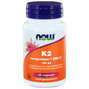 NOW Vitamine K2 Menachinon 7 100mcg Vegicaps 60CP 