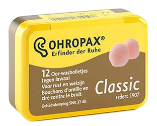 Ohropax Classic Wasbolletjes 12ST 