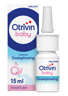 Otrivin Baby Zoutoplossing Neusspray bij een verstopte neus 15ML 