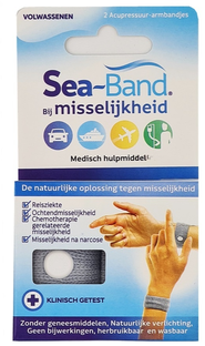 Sea Band Sea-Band Voor Volwassenen tegen Reisziekte 2ST 