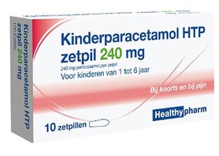 Healthypharm Kinderparacetamol HTP Zetpil 240mg 10ST 