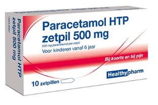 Healthypharm Paracetamol HTP Zetpil 500mg 10ST 