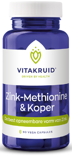 Vitakruid Zink Methionine Koper Capsules 90CP 