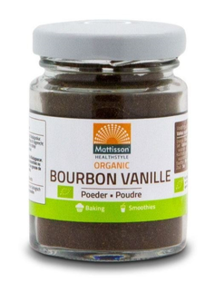 Mattisson HealthStyle Organic Bourbon Vanille Poeder 30GR 