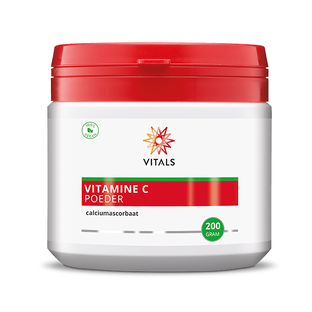 Vitals Vitamine C Poeder Calciumascorbaat 200GR 