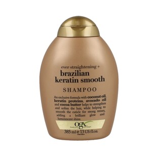 OGX Shampoo Ever Straight Brazilian Keratin Smooth 385ML 