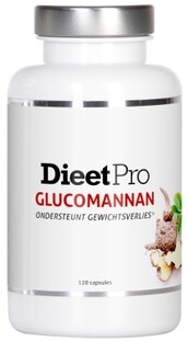 DieetPro Glucomannan Afslankpillen 120CP 