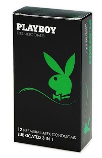 Playboy Condooms 3 In 1 12ST 