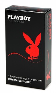 Playboy Condooms Dotted 12ST 