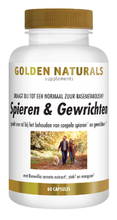 Golden Naturals Spieren En Gewrichten Capsules 60CP 