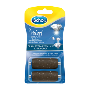 Scholl Velvet Smooth Express Pedi Rollers Extra Grof 2ST 