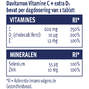 Davitamon Vitamine C Time Release Tabletten 42TB samensteling