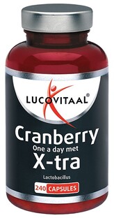 Lucovitaal Cranberry met X-tra Lactobacillus Capsules 240CP 