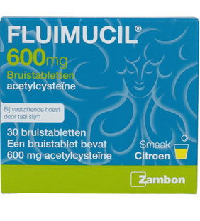 Fluimucil 600mg Bruistablet 30TB 