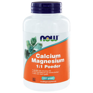 NOW Calcium & Magnesium 1:1 Poeder 227GR 