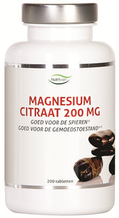 Nutrivian Magnesium Citraat 200mg Tabletten 200TB 