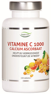 Nutrivian Vitamine C 1000 Calcium Ascorbaat Tabletten 100TB 