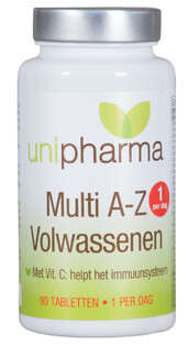 Unipharma Multi A-Z Volwassenen Tabletten 90TB