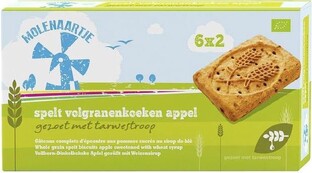 Molenaartje Spelt Volgranenkoeken Appel 240GR 