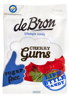 de Bron Suikervrije Cherry Gums 42GR 