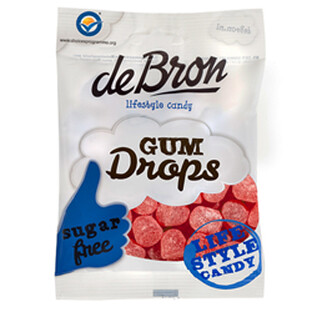 de Bron Suikervrije Gum Drops 100GR 