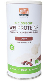 Mattisson HealthStyle Biologische Wei Proteïne Cacao 450GR 