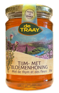 De Traay Tijm- en Bloemenhoning 350GR 