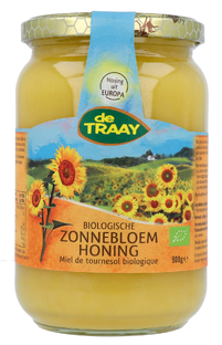 De Traay Zonnebloemhoning Biologisch 900GR 