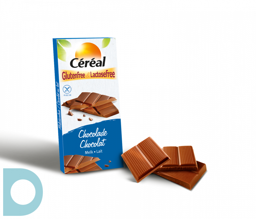 Miljard Getand via Cereal Glutenvrij & Lactosevrij Chocolade Tablet Melk
