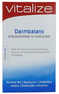 Vitalize Darmbalans Spijsvertering & Stoelgang Capsules 45CP 