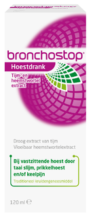 Bronchostop Tijm- en Heemstwortelextract Hoestdrank 120ML 