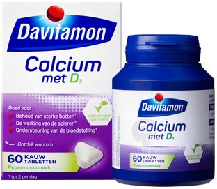 Davitamon Calcium Met Vitamine D Kauwtabletten 60KTB 