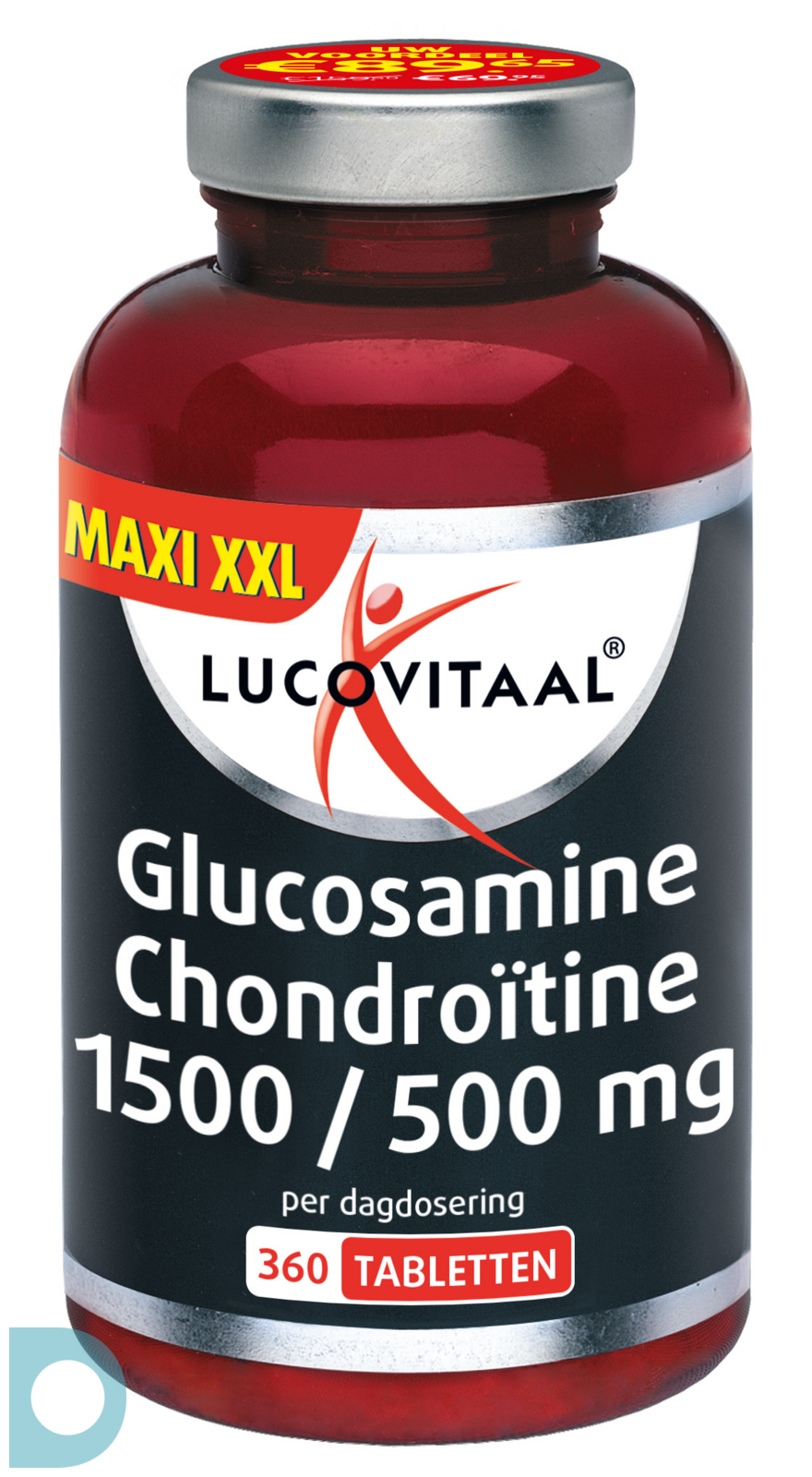 as een keer knal Lucovitaal Glucosamine Chondroïtine 1500/500mg Tabletten | De Online Drogist