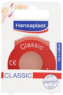 Hansaplast Hechtpleister Classic 1.25cm x 5m 1ST 