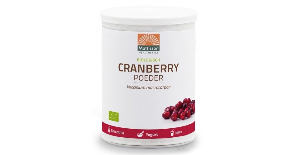 Mattisson Healthstyle Organic Cranberry Poeder Bij De Online Drogist