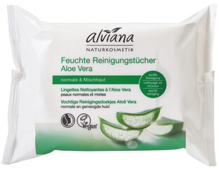 Alviana Reinigingsdoekjes Aloe Vera 25ST 