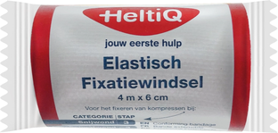 HeltiQ Elastisch Fixatiewindsel 4m x 6cm 1ST 