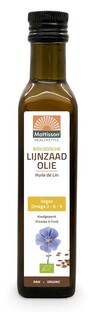 Mattisson HealthStyle Biologische Lijnzaadolie 250ML 