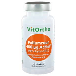 VitOrtho Foliumzuur Actief 400mcg Tabletten 60TB 