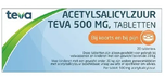 Teva Acetylsalicylzuur 500mg Tabletten 20TB