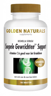 Golden Naturals Soepele Gewrichten Support Tabletten 180TB 