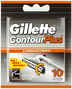 Gillette Contour Plus Scheermesjes 10ST 