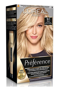 L'Oréal Paris Preference 9.1 Oslo - Zeer Licht Asblond 174ML 